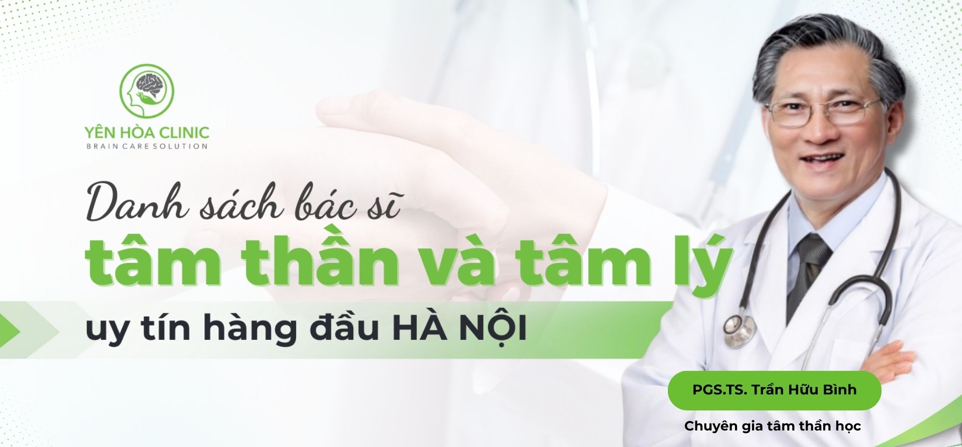 Các bác sĩ tâm thần và tâm lý uy tín hàng đầu tại Hà Nội
